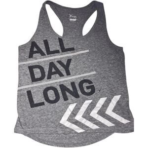 Old Navy Women’s Athletic All Day Long Sporty Graphic Racerback Tank Sz M